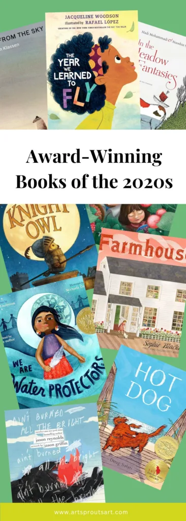 Top New Releases for Classroom Libraries: Award-Winning Books of the 2020s_ art sprouts