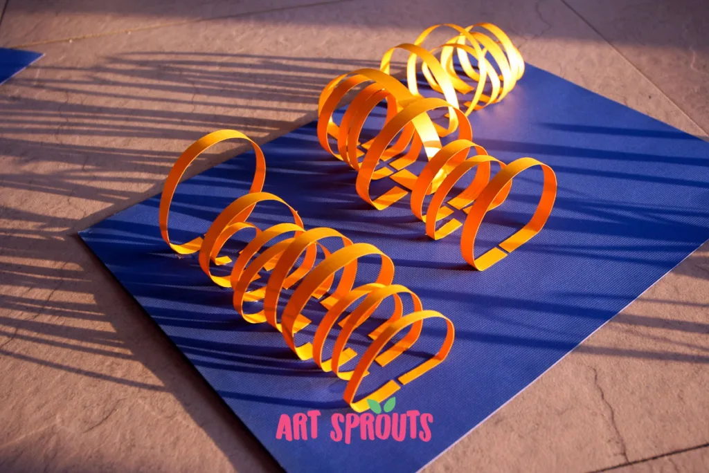 3D paper sculpture for kids_Art Sprouts