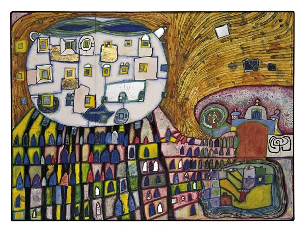 Friedensreich Hundertwasser, 906 Domestic Cat – The Cat of Atlantis