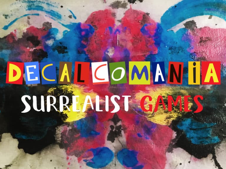 What Is Decalcomania? Surrealist Art Technique for Kids