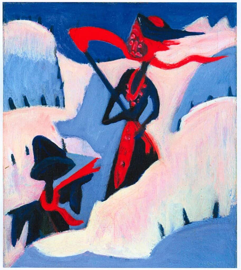witch and scarecrow in the snow 1932.jpgHD
