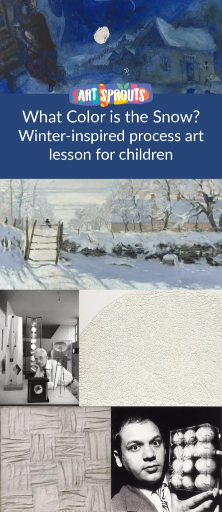 What Color is the Snow? Winter-Inspired Process Art Activity for Children