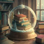 best snow children's books. Books inside snowglobe