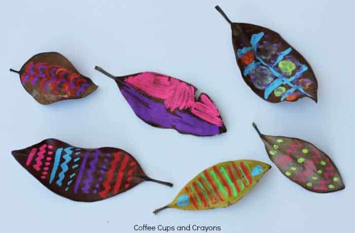 Leaf Art with Chalk Markers jpg
