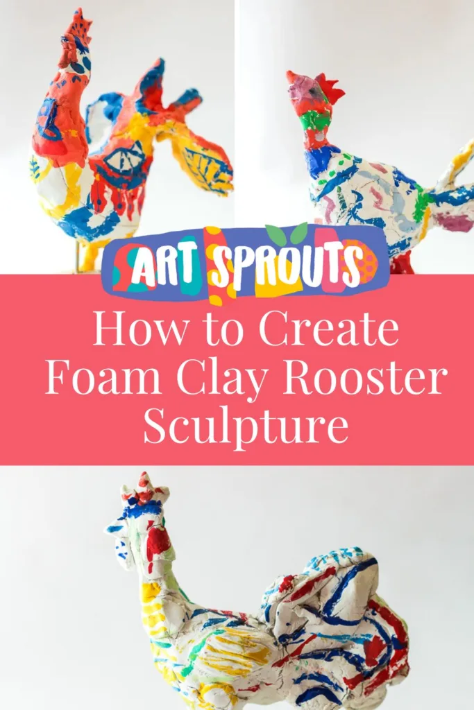 Art Sprouts Foam Clay Rooster Project1