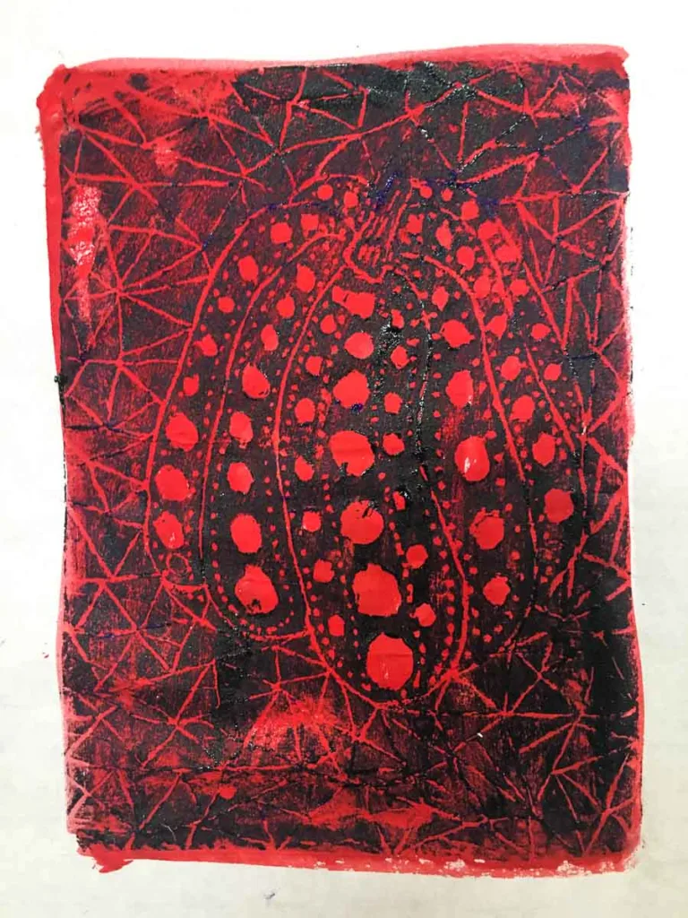 Yayoi Kusama Pumpking Inspired Print making Art Sprouts 75