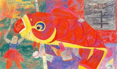 Fish Kite, Yasuo Kuniyoshi, 1950