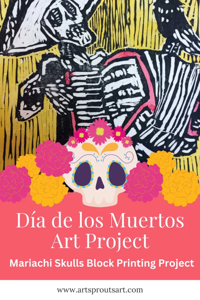 Mariachi Skulls & Día de los Muertos: A Creative Woodblock Printing Project for Kids