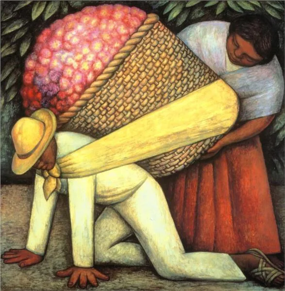 Flower Carrier Diego Rivera