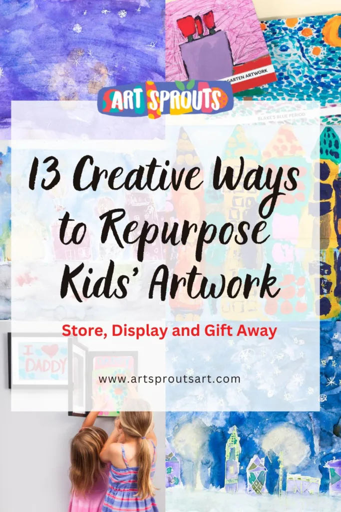 13 Creative Ways to Repurpose Kids' Artwork-pin