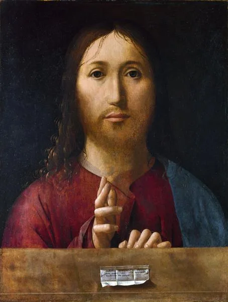 Christ Blessing Antonello da Messina