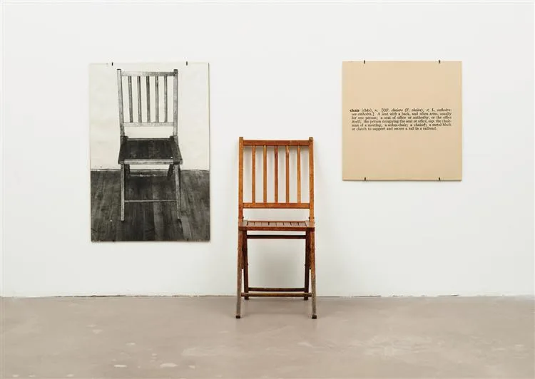 One and Three Chairs Joseph Kosuth