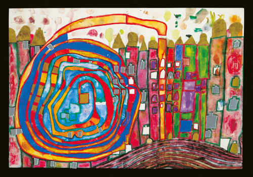 970 Who Has Eaten All My Windows Friedensreich Hundertwasser Date: 1996