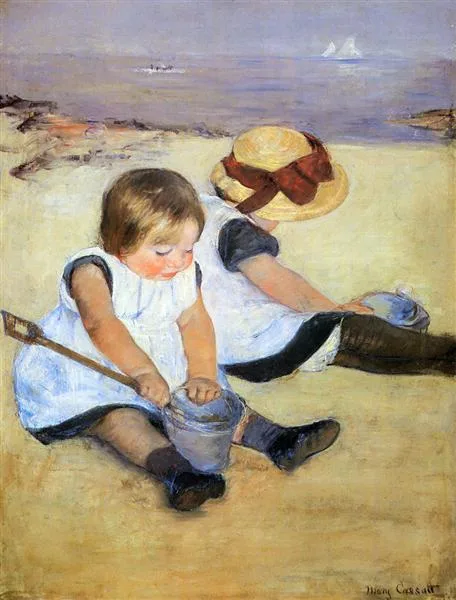 children playing on the beach 1884.jpgLarge