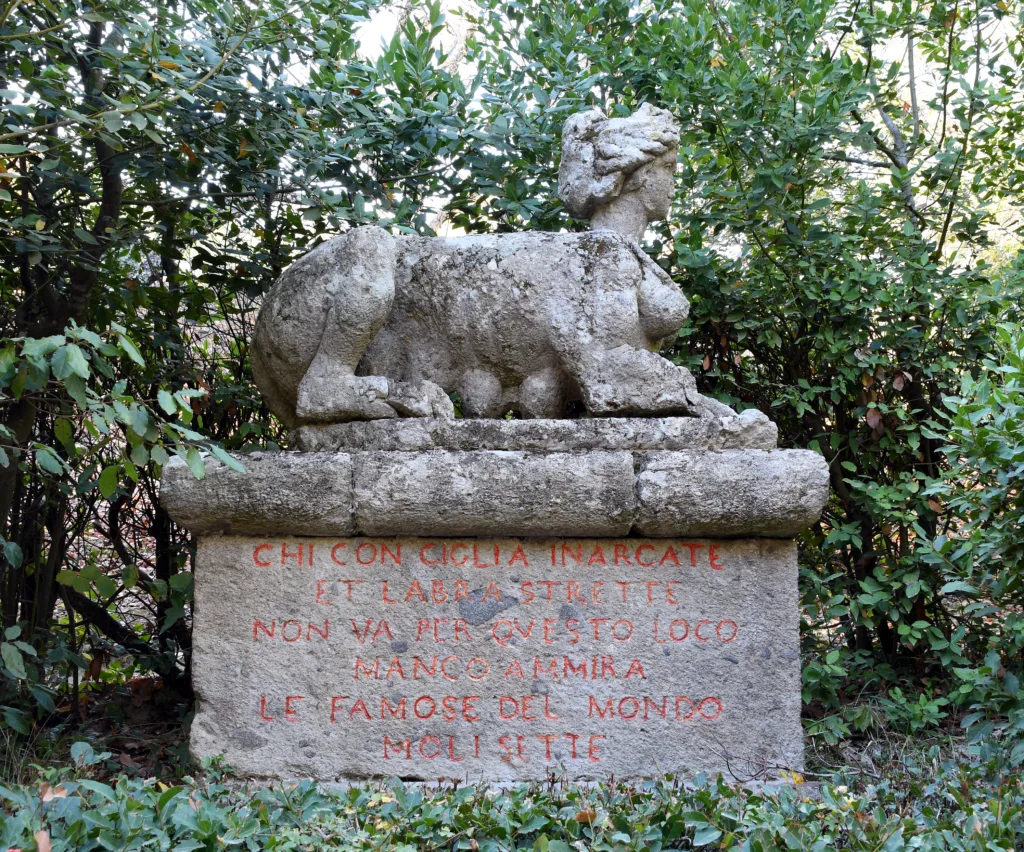 Sphinx in Gardens of Bomarzo