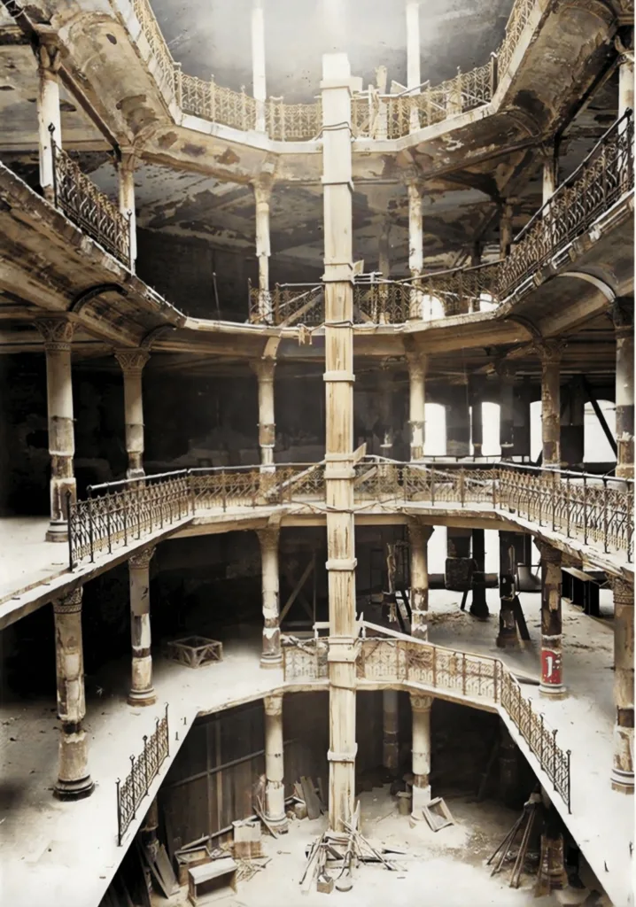 California Academy of Sciences interior after the 1906 earthquake and fire 1