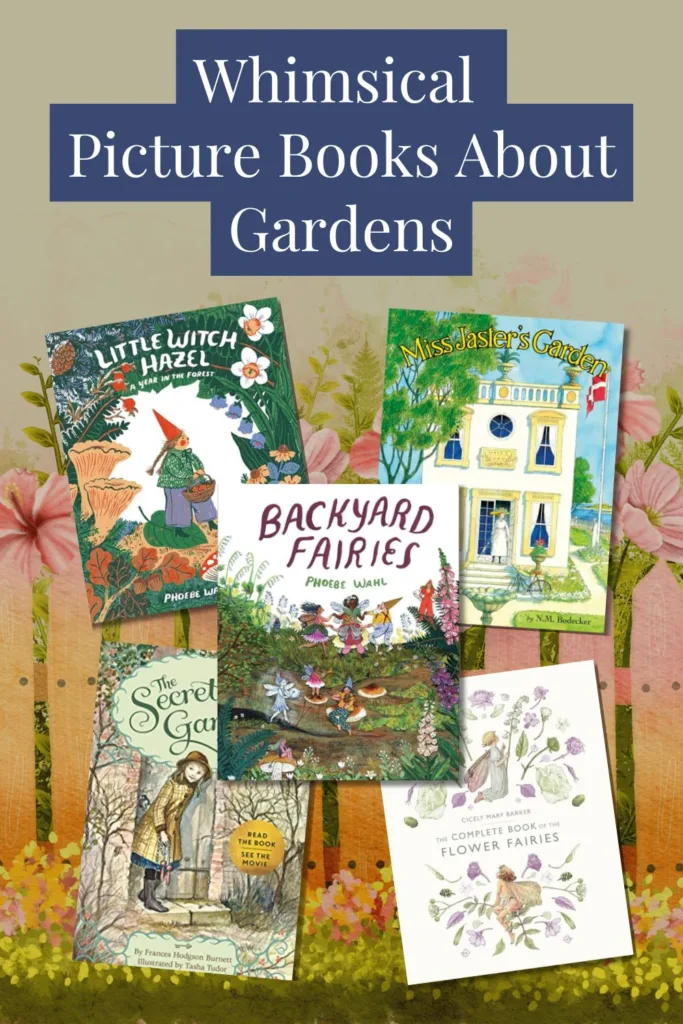 whimsical books about gardens