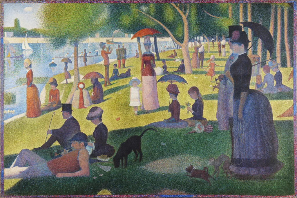 11 Famous Paintings with Hidden Details 31 A Sunday on La Grande Jatte Georges Seurat 1884