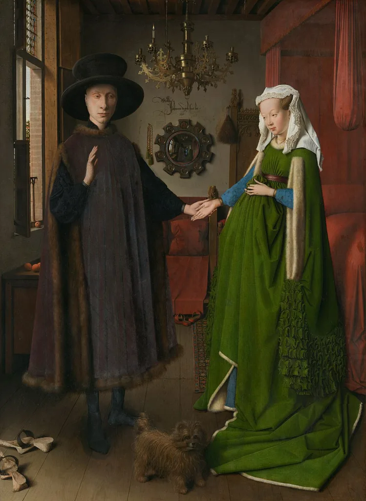 11 Famous Paintings with Hidden Details 3 The Arnolfini portrait 1434