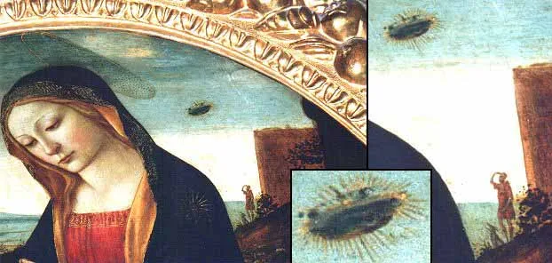 11 Famous Paintings with Hidden Details 8 UFObirth2