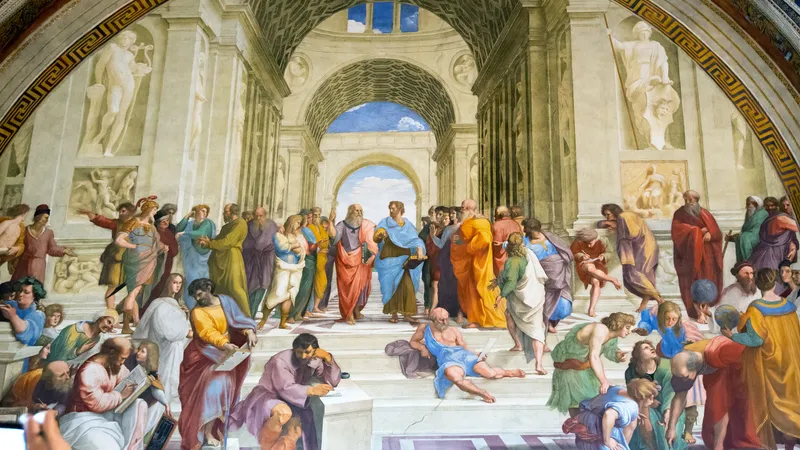 11 Famous Paintings with Hidden Details 9 did you know The School of Athens Raphael.jpg