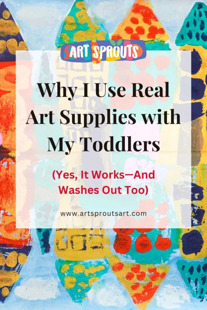 Toddler Art Supplies I Actually Use (Parent + Teacher Approved) 57 the best toddler art supplies Art Sprouts-pin
