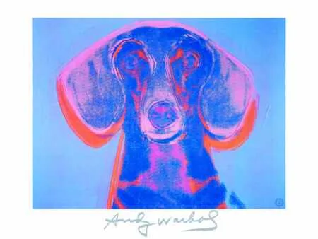 The Most Famous Dog Paintings in Art History 9 Portrait of Maurice Andy Warhol 1976