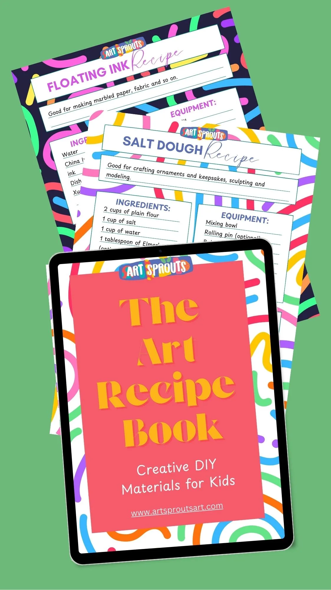 Art-Recipe-Book-download-DIY-materials-art-sprouts